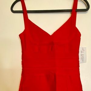 NWT Red Kiss Runway Bandage Dress size 10/12